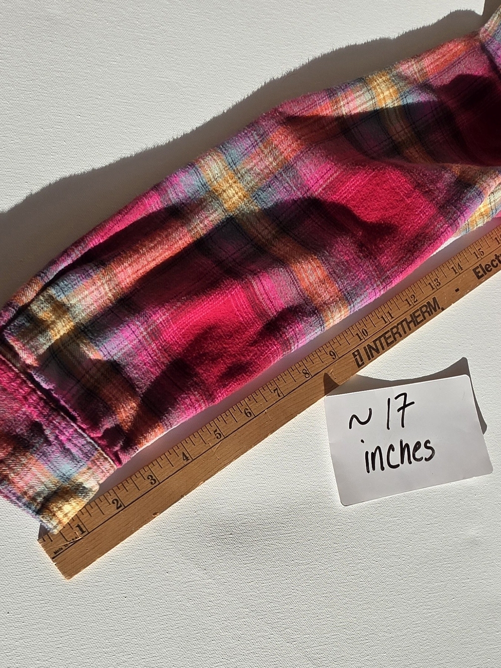 Universal Thread Pink and Red Plaid Button-Up Shirt - Picture 11 of 12